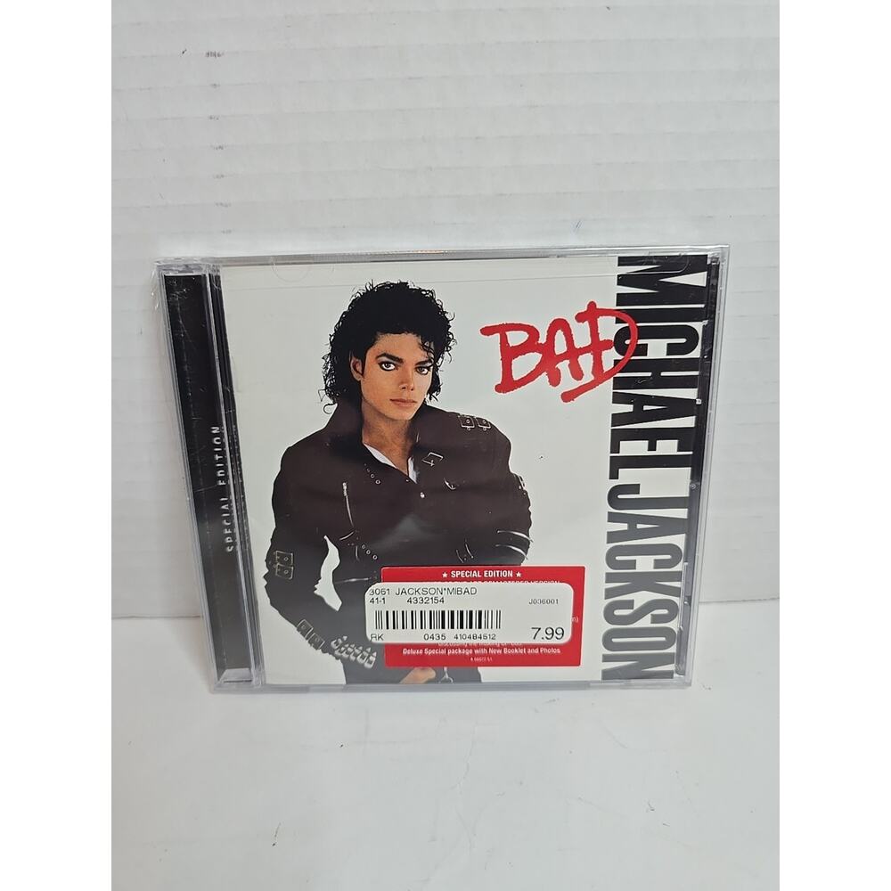 MICHAEL JACKSON - BAD 2001 CD REMASTER SPECIAL EDITION POP NEW!